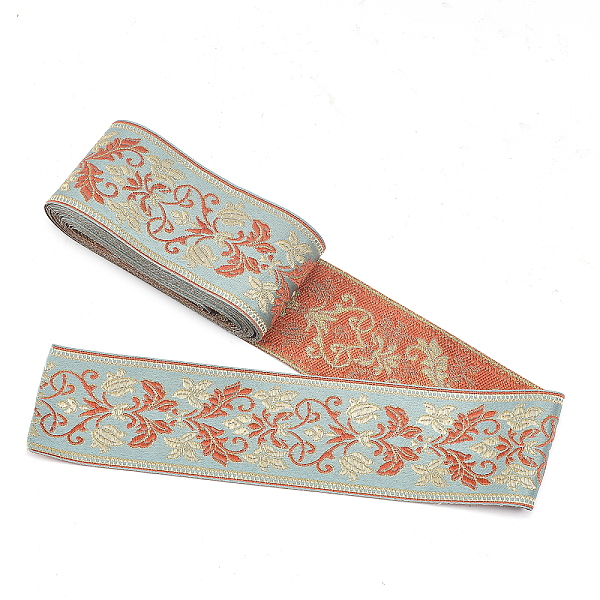 PandaHall Ethnic style Embroidery Polyester Ribbons, Jacquard Ribbon, Garment Accessories, Single Face Floral Pattern, Orange, 2-3/8 inch...
PandaHall Ethnic style Embroidery Polyester Ribbons, Jacquard Ribbon, Garment Accessories, Single Face Floral Pattern, Orange, 2-3/8 inch...