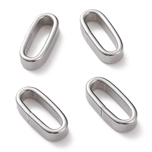 PandaHall 304 Stainless Steel Linking Rings, Oval, Stainless Steel Color, 15x6x3mm, Inner Diameter: 12x4mm 304 Stainless Steel Oval
PandaHall 304 Stainless Steel Linking Rings, Oval, Stainless Steel Color, 15x6x3mm, Inner Diameter: 12x4mm 304 Stainless Steel Oval