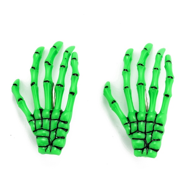 PandaHall Halloween Skeleton Hands Bone Hair Clips, Plastic & Iron Alligator Hair Clips, Linen, 72x41x6mm Plastic Brown
PandaHall Halloween Skeleton Hands Bone Hair Clips, Plastic & Iron Alligator Hair Clips, Linen, 72x41x6mm Plastic Brown