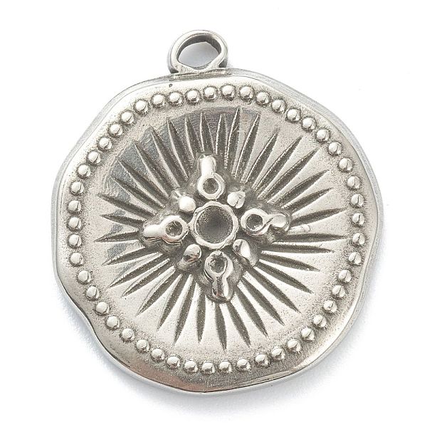 PandaHall 304 Stainless Steel Pendants, Flower, Stainless Steel Color, 25x22x2.5mm, Hole: 1.8mm, Fit for 1.8mm Rhinestone 304 Stainless...
PandaHall 304 Stainless Steel Pendants, Flower, Stainless Steel Color, 25x22x2.5mm, Hole: 1.8mm, Fit for 1.8mm Rhinestone 304 Stainless...