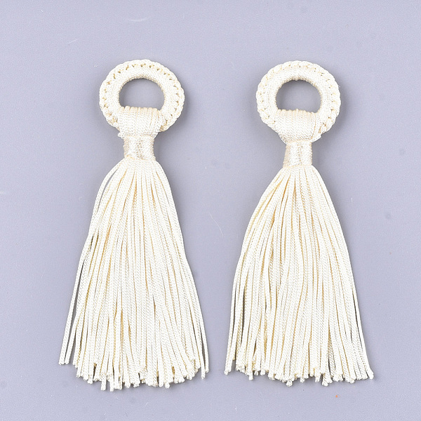 PandaHall Polyester Tassel Big Pendant Decorations, Beige, 98~110x24~26x10~15mm, Hole: 14mm Polyester Yellow
PandaHall Polyester Tassel Big Pendant Decorations, Beige, 98~110x24~26x10~15mm, Hole: 14mm Polyester Yellow