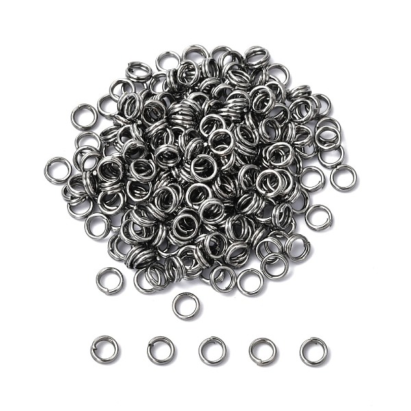 PandaHall Iron Split Rings, Double Loops Jump Rings, Cadmium Free & Nickel Free, Gunmetal, Dimension: 4mm in diameter, 1.4mm thick, about...
PandaHall Iron Split Rings, Double Loops Jump Rings, Cadmium Free & Nickel Free, Gunmetal, Dimension: 4mm in diameter, 1.4mm thick, about...