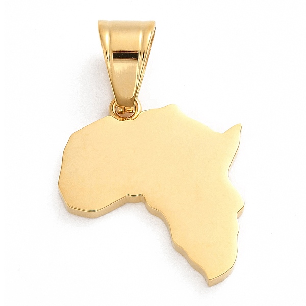 PandaHall Ion Plating(IP) 304 Stainless Steel Pendants, Map Shape Charm, Golden, 26x23x2mm, Hole: 10x7mm 304 Stainless Steel Map
PandaHall Ion Plating(IP) 304 Stainless Steel Pendants, Map Shape Charm, Golden, 26x23x2mm, Hole: 10x7mm 304 Stainless Steel Map