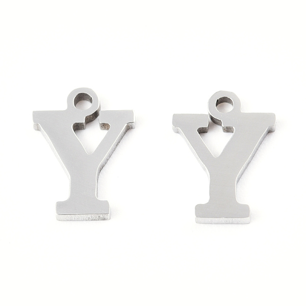 PandaHall 201 Stainless Steel Charms, Alphabet, Letter.Y, 8.5x6.5x1mm, Hole: 1mm 201 Stainless Steel Letter Y
PandaHall 201 Stainless Steel Charms, Alphabet, Letter.Y, 8.5x6.5x1mm, Hole: 1mm 201 Stainless Steel Letter Y