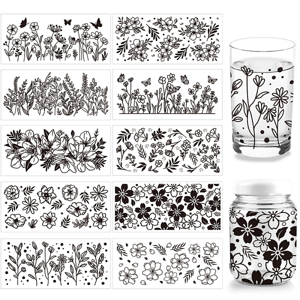 PandaHall arricraft 10 Sheets Flower UV DTF Cup Wrap, Waterproof Floral UV DTF Transfer Stickers PVC Plant Theme Leaf Rub on Decals for DIY..., Multicolor
PandaHall arricraft 10 Sheets Flower UV DTF Cup Wrap, Waterproof Floral UV DTF Transfer Stickers PVC Plant Theme Leaf Rub on Decals for DIY..., Multicolor