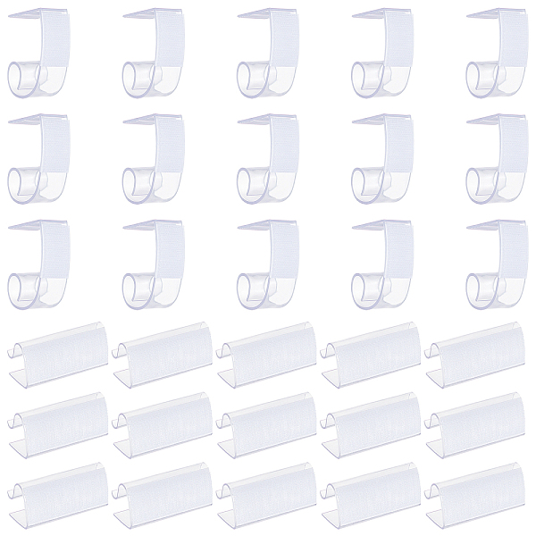 PandaHall 30Pcs 2 Styles Table Cover Tablecloth Clips, Table Skirting Clips, with Hook and Loop at The Back Side, Clear, 15pcs/style...
PandaHall 30Pcs 2 Styles Table Cover Tablecloth Clips, Table Skirting Clips, with Hook and Loop at The Back Side, Clear, 15pcs/style...