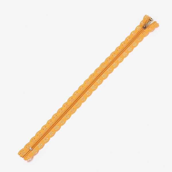 PandaHall Garment Accessories, Nylon Lace Zipper, Zip-fastener Components, Dark Orange, 34x2.4cm Nylon Orange
PandaHall Garment Accessories, Nylon Lace Zipper, Zip-fastener Components, Dark Orange, 34x2.4cm Nylon Orange