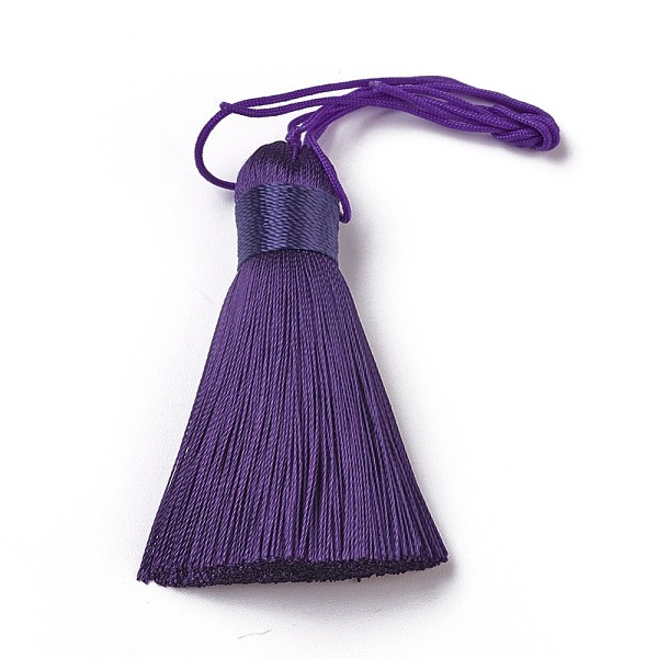 PandaHall Polyester Tassel Big Pendants, Ice Silk Tassel, DarkSlate Blue, 50~57x12mm Polyester Blue
PandaHall Polyester Tassel Big Pendants, Ice Silk Tassel, DarkSlate Blue, 50~57x12mm Polyester Blue