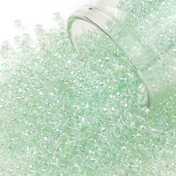 PandaHall TOHO Round Seed Beads, Japanese Seed Beads, (172D) Dyed Pastel Green Transparent Rainbow, 11/0, 2.2mm, Hole: 0.8mm, about..., Cyan
PandaHall TOHO Round Seed Beads, Japanese Seed Beads, (172D) Dyed Pastel Green Transparent Rainbow, 11/0, 2.2mm, Hole: 0.8mm, about..., Cyan