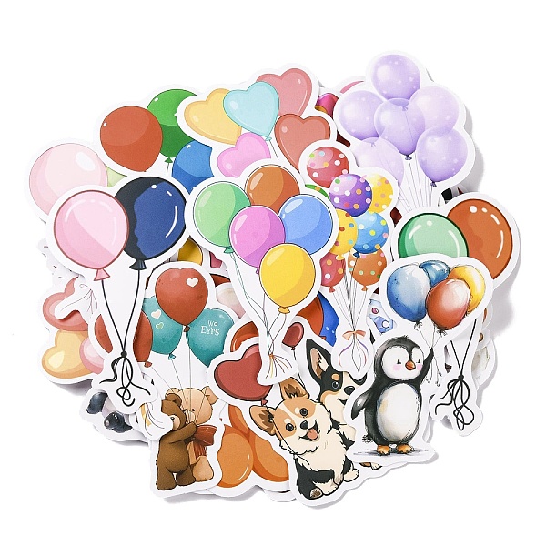 PandaHall Balloon PVC Adhesive Waterproof Stickers Set, Dfor DIY Photo Album Tumbler Diary Scrapbook Decorative, Mixed Color..., Multicolor
PandaHall Balloon PVC Adhesive Waterproof Stickers Set, Dfor DIY Photo Album Tumbler Diary Scrapbook Decorative, Mixed Color..., Multicolor