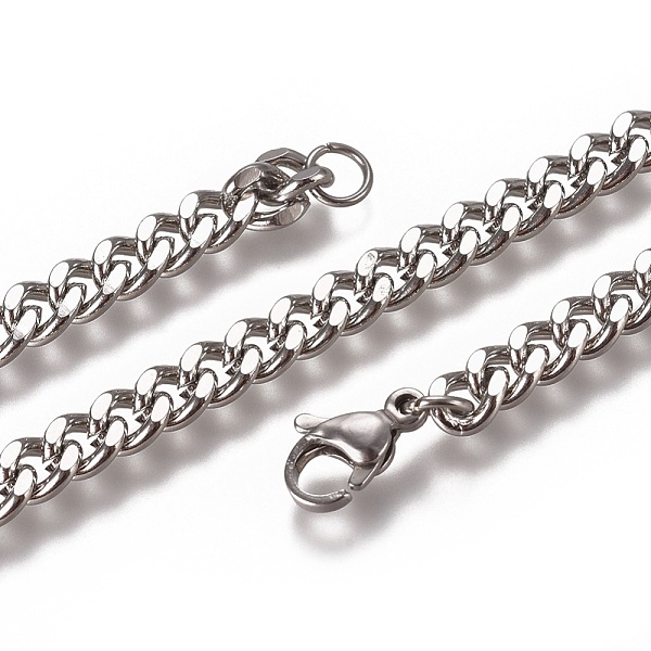 PandaHall Men's Cuban Link Chain Necklaces, Fashionable 304 Stainless Steel Necklaces, with Lobster Claw Clasps, Stainless Steel Color...
PandaHall Men's Cuban Link Chain Necklaces, Fashionable 304 Stainless Steel Necklaces, with Lobster Claw Clasps, Stainless Steel Color...