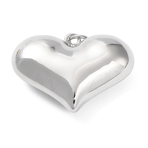 PandaHall Eco-Friendly Brass Pendants, Cadmium Free & Lead Free, with Jump Ring, Heart Charm, Platinum, 27x37.5x12.5mm Brass Heart
PandaHall Eco-Friendly Brass Pendants, Cadmium Free & Lead Free, with Jump Ring, Heart Charm, Platinum, 27x37.5x12.5mm Brass Heart