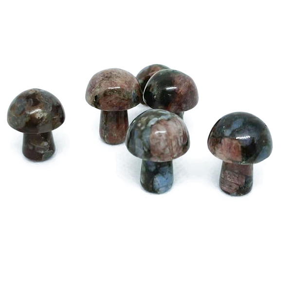 PandaHall Natural Snowflake Obsidian Healing Mushroom Figurines, Reiki Energy Stone Display Decorations, 22mm Snowflake Obsidian Mushroom
PandaHall Natural Snowflake Obsidian Healing Mushroom Figurines, Reiki Energy Stone Display Decorations, 22mm Snowflake Obsidian Mushroom
