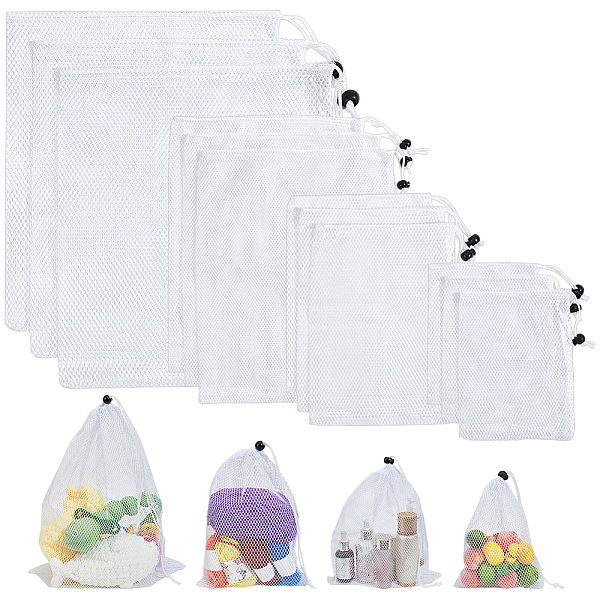 PandaHall 12Pcs 4 Styles Polyester Filter Bags, Mesh Drawstring Pouches with Cord Lock, Rectangle, White, 19.5~39.4x15.5~31x0.05~0.35cm...
PandaHall 12Pcs 4 Styles Polyester Filter Bags, Mesh Drawstring Pouches with Cord Lock, Rectangle, White, 19.5~39.4x15.5~31x0.05~0.35cm...