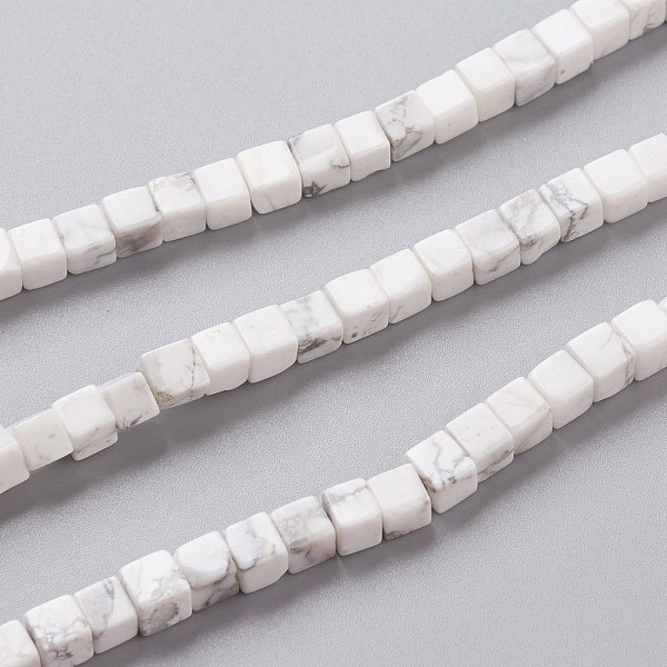 PandaHall Natural Howlite Beads Strands, Cube, 4x4x4mm, Hole: 0.7mm, about 93pcs/Strand, 15.75 inch(40cm) Howlite Cube
PandaHall Natural Howlite Beads Strands, Cube, 4x4x4mm, Hole: 0.7mm, about 93pcs/Strand, 15.75 inch(40cm) Howlite Cube