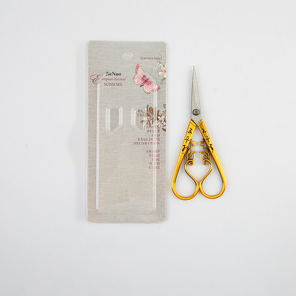 PandaHall Stainless Steel Scissors, Embroidery Scissors, Sewing Scissors, with Zinc Alloy Handle, Golden, 191x83mm Stainless Steel
PandaHall Stainless Steel Scissors, Embroidery Scissors, Sewing Scissors, with Zinc Alloy Handle, Golden, 191x83mm Stainless Steel