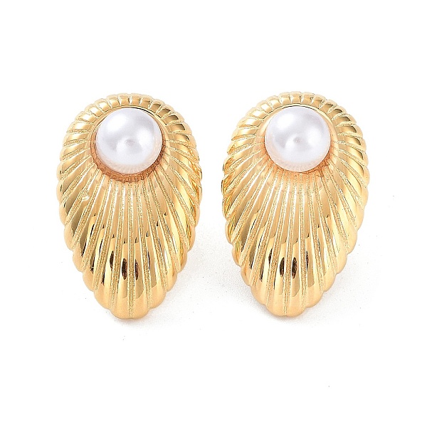 PandaHall 304 Stainless Steel Teardrop Stud Earrings, with ABS Plastic Pearl Beads, Real 14K Gold Plated, 24x15.5mm 304 Stainless Steel...
PandaHall 304 Stainless Steel Teardrop Stud Earrings, with ABS Plastic Pearl Beads, Real 14K Gold Plated, 24x15.5mm 304 Stainless Steel...