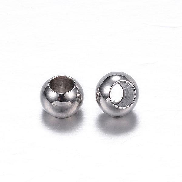 PandaHall 201 Stainless Steel Beads, Round, Stainless Steel Color, 5x3.5mm, Hole: 2.5mm 201 Stainless Steel Round
PandaHall 201 Stainless Steel Beads, Round, Stainless Steel Color, 5x3.5mm, Hole: 2.5mm 201 Stainless Steel Round