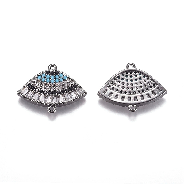 PandaHall Brass Micro Pave Cubic Zirconia Links connectors, Fan, Colorful, Gunmetal, 17x22x2.2mm, Hole: 1mm Brass+Cubic Zirconia Fan
PandaHall Brass Micro Pave Cubic Zirconia Links connectors, Fan, Colorful, Gunmetal, 17x22x2.2mm, Hole: 1mm Brass+Cubic Zirconia Fan