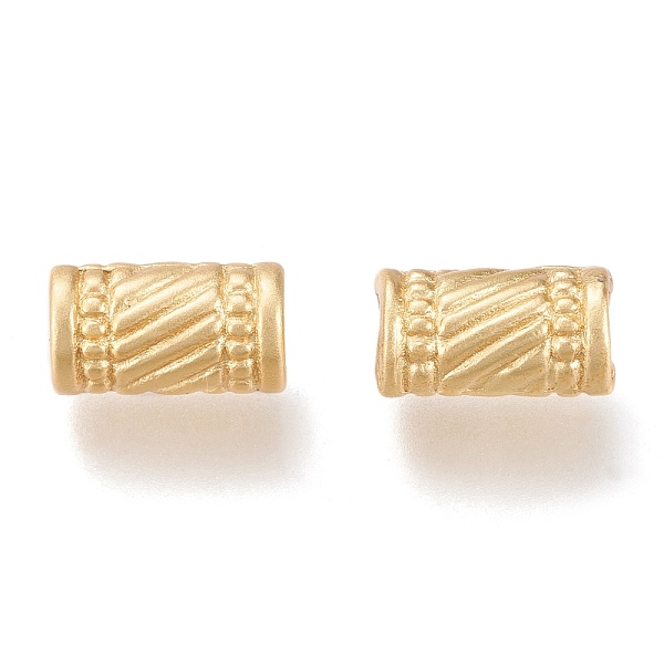 PandaHall Matte Alloy Beads, Long-Lasting Plated, Cadmium Free & Nickel Free & Lead Free, Column, Real 18K Gold Plated, 10.5x6mm, Hole...
PandaHall Matte Alloy Beads, Long-Lasting Plated, Cadmium Free & Nickel Free & Lead Free, Column, Real 18K Gold Plated, 10.5x6mm, Hole...
