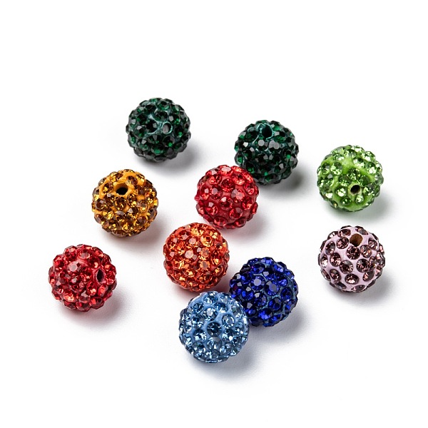 PandaHall Pave Disco Ball Beads, Polymer Clay Rhinestone Beads, Round, Mixed Color, 10mm, Hole: 1.5mm Polymer Clay+Glass Rhinestone Round..., Multicolor
PandaHall Pave Disco Ball Beads, Polymer Clay Rhinestone Beads, Round, Mixed Color, 10mm, Hole: 1.5mm Polymer Clay+Glass Rhinestone Round..., Multicolor