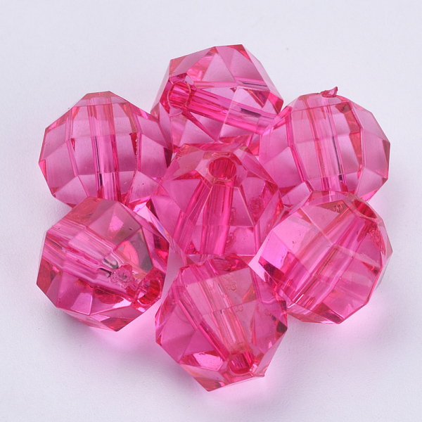 PandaHall Transparent Acrylic Beads, Faceted, Round, Hot Pink, 20x20mm, Hole: 2.9mm, about 114pcs/500g Acrylic Round Pink
PandaHall Transparent Acrylic Beads, Faceted, Round, Hot Pink, 20x20mm, Hole: 2.9mm, about 114pcs/500g Acrylic Round Pink
