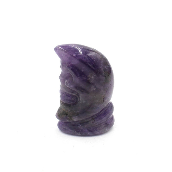 PandaHall Natural Amethyst Moon with Human Face Figurines Statues for Home Office Desktop Decoration, 15x24x37mm Amethyst Moon
PandaHall Natural Amethyst Moon with Human Face Figurines Statues for Home Office Desktop Decoration, 15x24x37mm Amethyst Moon