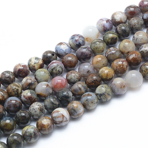 PandaHall Natural Pietersite Beads Strands, Round, 8mm, Hole: 0.8mm, about 49pcs/strand, 15.75 inch(40cm) Pietersite Round
PandaHall Natural Pietersite Beads Strands, Round, 8mm, Hole: 0.8mm, about 49pcs/strand, 15.75 inch(40cm) Pietersite Round
