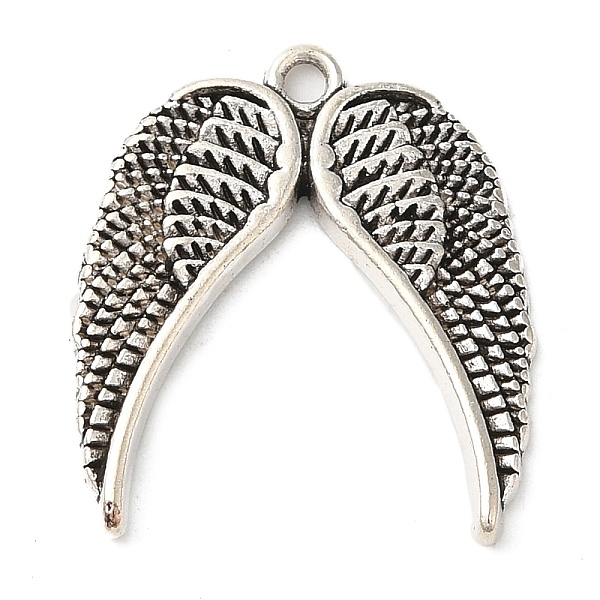 PandaHall Tibetan Style Zinc Alloy Pendants, Lead Free & Cadmium Free, Wing, Antique Silver, 21x19x1.5mm, Hole: 1.5mm, about 769pcs/1000g...
PandaHall Tibetan Style Zinc Alloy Pendants, Lead Free & Cadmium Free, Wing, Antique Silver, 21x19x1.5mm, Hole: 1.5mm, about 769pcs/1000g...