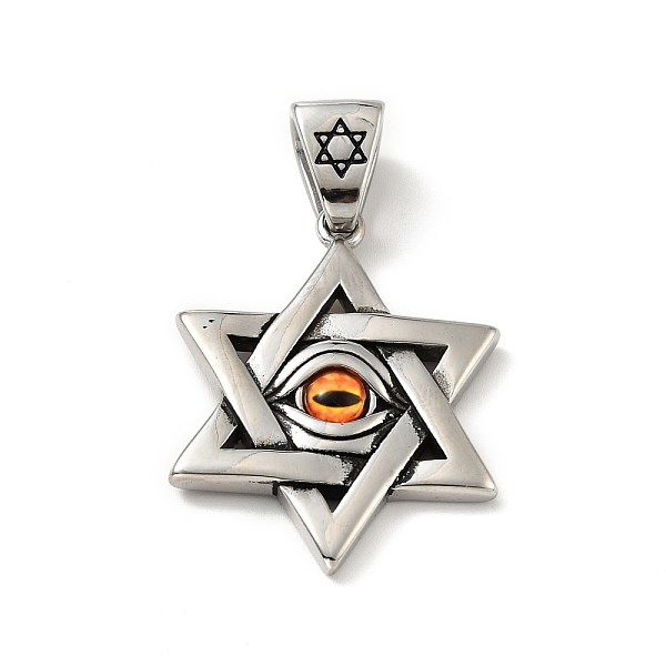 PandaHall 304 Stainless Steel Pendants, Star of David, Stainless Steel Color, 42x32x4mm, Hole: 11x6mm 304 Stainless Steel Star
PandaHall 304 Stainless Steel Pendants, Star of David, Stainless Steel Color, 42x32x4mm, Hole: 11x6mm 304 Stainless Steel Star
