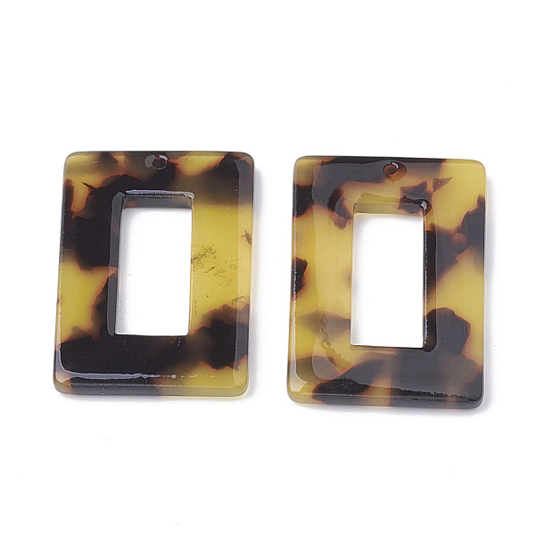 PandaHall Cellulose Acetate(Resin) Pendants, Tortoiseshell Pattern, Rectangle Ring, Goldenrod, 32x21x2.5mm, Hole: 1.5mm Cellulose Acetate..., Gold
PandaHall Cellulose Acetate(Resin) Pendants, Tortoiseshell Pattern, Rectangle Ring, Goldenrod, 32x21x2.5mm, Hole: 1.5mm Cellulose Acetate..., Gold
