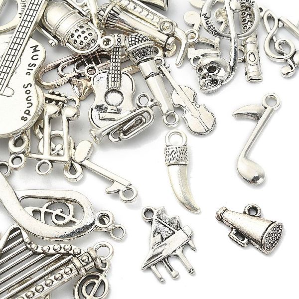 PandaHall 35Pcs 35 Style Tibetan Style Alloy Pendants, Lead Free & Cadmium Free, Musical Instrument/Note Charm, Antique Silver...
PandaHall 35Pcs 35 Style Tibetan Style Alloy Pendants, Lead Free & Cadmium Free, Musical Instrument/Note Charm, Antique Silver...