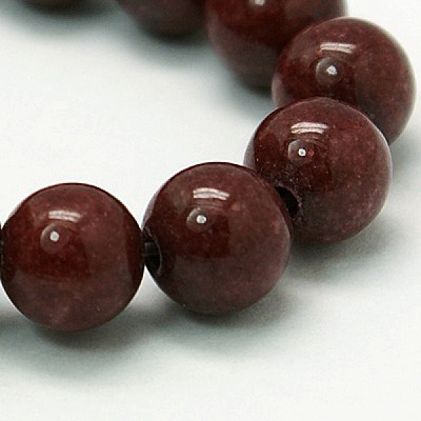 PandaHall Natural Mashan Jade Round Beads Strands, Dyed, Saddle Brown, 8mm, Hole: 1mm, about 51pcs/strand, 15.7 inch Mashan Jade Round Brown
PandaHall Natural Mashan Jade Round Beads Strands, Dyed, Saddle Brown, 8mm, Hole: 1mm, about 51pcs/strand, 15.7 inch Mashan Jade Round Brown