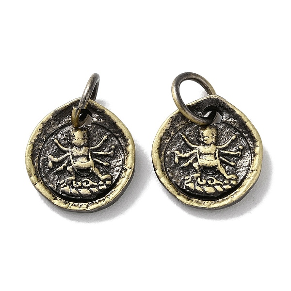 PandaHall Tibetan Style Brass Pendants, Cadmium Free & Lead Free, Mantis, Antique Bronze, 14.5x13x2mm, Hole: 5mm Brass Round
PandaHall Tibetan Style Brass Pendants, Cadmium Free & Lead Free, Mantis, Antique Bronze, 14.5x13x2mm, Hole: 5mm Brass Round