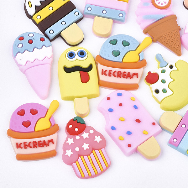 PandaHall PVC Plastic Cabochons, Food, Mixed Color, 26.5~36x17~24x5mm Plastic Food Multicolor
PandaHall PVC Plastic Cabochons, Food, Mixed Color, 26.5~36x17~24x5mm Plastic Food Multicolor