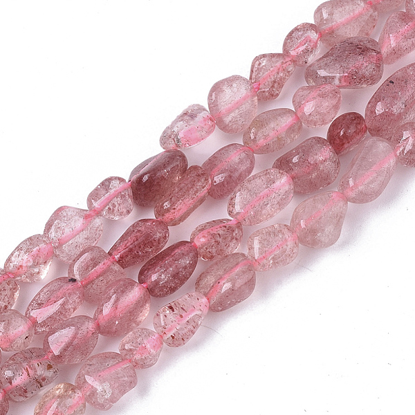 PandaHall Natural Red Strawberry Quartz Beads Strands, Nuggets, Tumbled Stone, 5~11x5~8x3~6mm, Hole: 0.8mm, about: 52~56pcs/Strand, 15.94...
PandaHall Natural Red Strawberry Quartz Beads Strands, Nuggets, Tumbled Stone, 5~11x5~8x3~6mm, Hole: 0.8mm, about: 52~56pcs/Strand, 15.94...