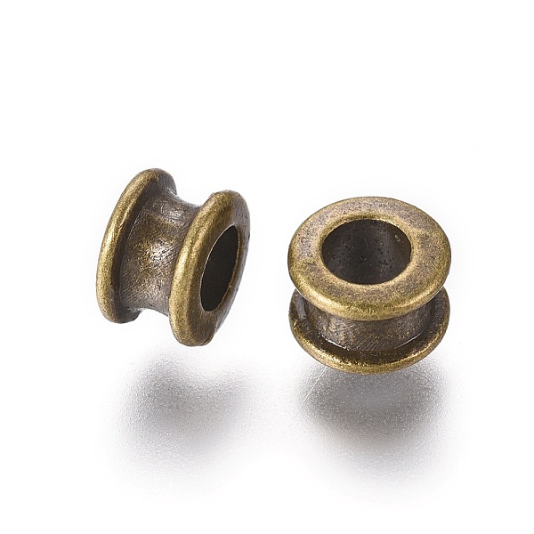 PandaHall Large Hole Beads, Tibetan Style European Beads, Lead Free & Cadmium Free & Nickel Free, Flat Round, Antique Bronze, 6.5mm in...
PandaHall Large Hole Beads, Tibetan Style European Beads, Lead Free & Cadmium Free & Nickel Free, Flat Round, Antique Bronze, 6.5mm in...