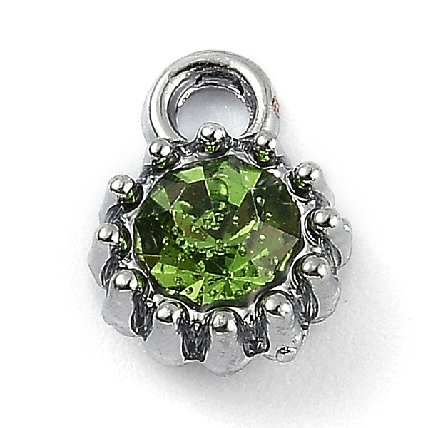 PandaHall Alloy Glass Rhinestone Charms, Birthstone Charms, Flat Round, Platinum, Peridot, 10.5x7.5x4mm, Hole: 2.1mm Alloy+Rhinestone Flat..., Green
PandaHall Alloy Glass Rhinestone Charms, Birthstone Charms, Flat Round, Platinum, Peridot, 10.5x7.5x4mm, Hole: 2.1mm Alloy+Rhinestone Flat..., Green