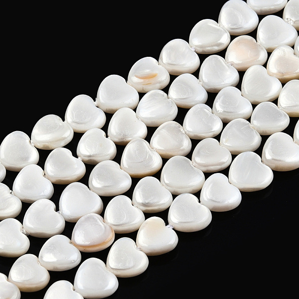 PandaHall Natural Freshwater Shell Beads Strands, Heart, 6~7x6.5~7x2.5~3mm, Hole: 0.5mm, about 57~58pcs/strand, 14.96 inch~15.55 inch...
PandaHall Natural Freshwater Shell Beads Strands, Heart, 6~7x6.5~7x2.5~3mm, Hole: 0.5mm, about 57~58pcs/strand, 14.96 inch~15.55 inch...