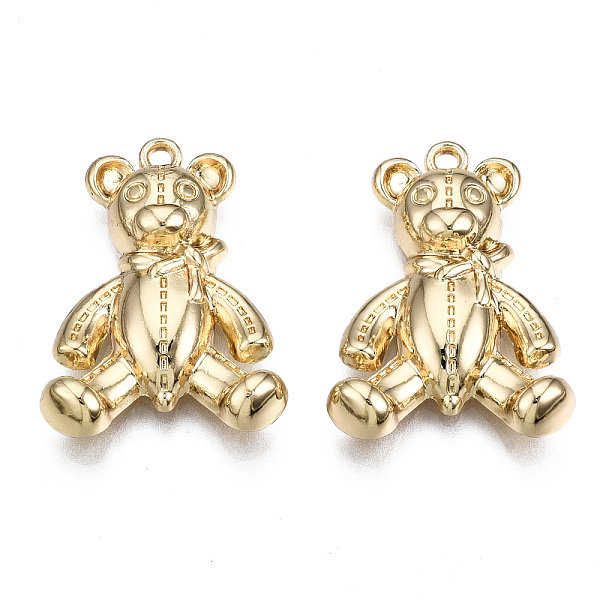 PandaHall Rack Plating Alloy Pendants, Cadmium Free & Lead Free, Bear, Light Gold, 24.5x18x5mm, Hole: 1.5mm Alloy Bear
PandaHall Rack Plating Alloy Pendants, Cadmium Free & Lead Free, Bear, Light Gold, 24.5x18x5mm, Hole: 1.5mm Alloy Bear