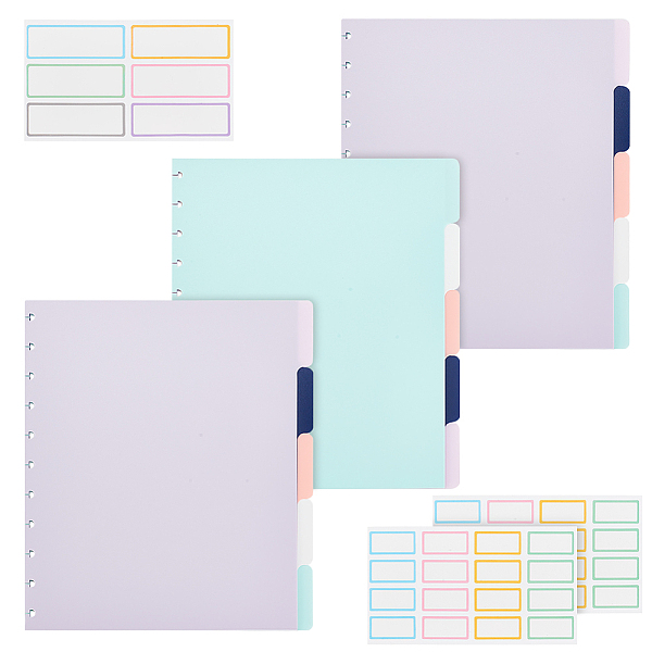 PandaHall OLYCRAFT 15 Sheets 5-Color Tab Dividers Discbound Blank Index Divider Kits Discbound Notebook Dividers with Blank Stickers..., Multicolor
PandaHall OLYCRAFT 15 Sheets 5-Color Tab Dividers Discbound Blank Index Divider Kits Discbound Notebook Dividers with Blank Stickers..., Multicolor