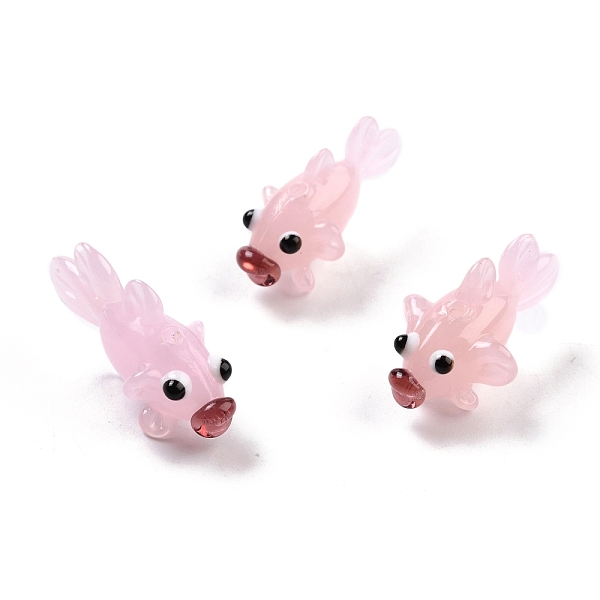 PandaHall Handmade Lampwork Beads, Goldfish, Pink, 28x15.5x16mm, Hole: 1.7mm Lampwork Fish Pink
PandaHall Handmade Lampwork Beads, Goldfish, Pink, 28x15.5x16mm, Hole: 1.7mm Lampwork Fish Pink