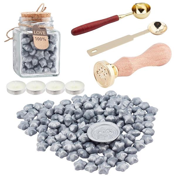 PandaHall CRASPIRE DIY Scrapbook Making Kits, Including Glass Bottle, Brass Wax Seal Stamp and Wood Handle Sets, Sealing Wax Particles..., Gray
PandaHall CRASPIRE DIY Scrapbook Making Kits, Including Glass Bottle, Brass Wax Seal Stamp and Wood Handle Sets, Sealing Wax Particles..., Gray