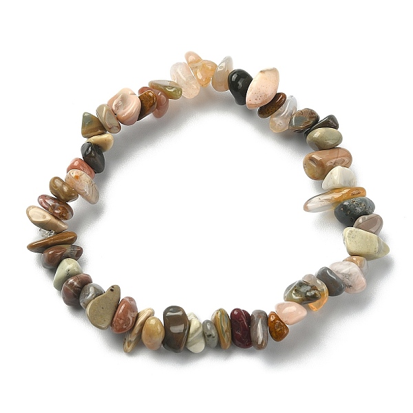 PandaHall Natural Alashan Agate Chips Beaded Stretch Bracelets, Inner Diameter: 1-3/4~1-7/8 inch(4.5~4.8cm) Natural Agate
PandaHall Natural Alashan Agate Chips Beaded Stretch Bracelets, Inner Diameter: 1-3/4~1-7/8 inch(4.5~4.8cm) Natural Agate
