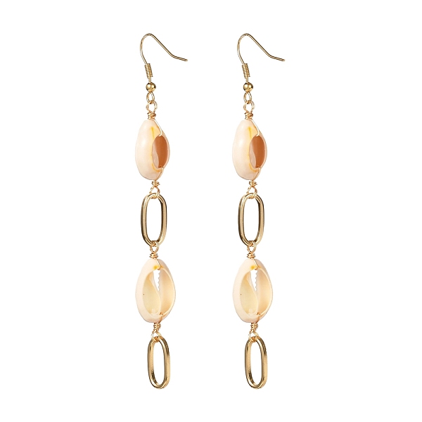 PandaHall Natural Shell with Oval Ring Dangle Earrings for Girl Women, Shell Tassel Long Earrings, Golden, PapayaWhip, 100mm, Pin: 0.8mm..., Orange
PandaHall Natural Shell with Oval Ring Dangle Earrings for Girl Women, Shell Tassel Long Earrings, Golden, PapayaWhip, 100mm, Pin: 0.8mm..., Orange