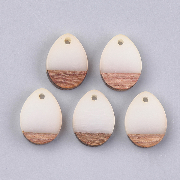 PandaHall Resin & Walnut Wood Pendants, teardrop, WhiteSmoke, 17.5x13x4mm, Hole: 1.8mm Resin+Wood Teardrop White
PandaHall Resin & Walnut Wood Pendants, teardrop, WhiteSmoke, 17.5x13x4mm, Hole: 1.8mm Resin+Wood Teardrop White