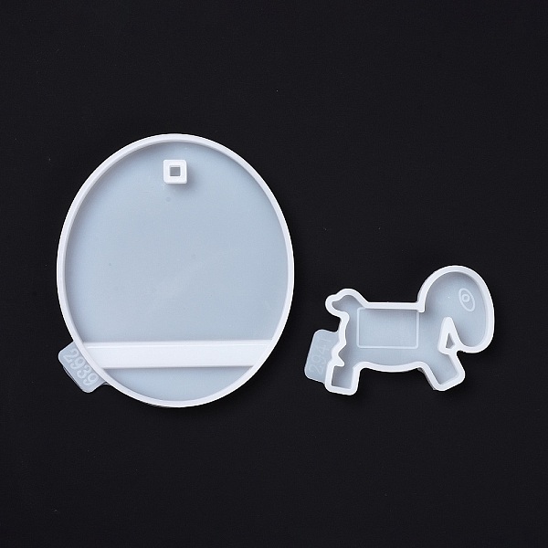 PandaHall DIY Mobile Phone Holders Silicone Mold, Resin Casting Molds, For UV Resin, Epoxy Resin Jewelry Making, Horse, White, 48x65x9mm...
PandaHall DIY Mobile Phone Holders Silicone Mold, Resin Casting Molds, For UV Resin, Epoxy Resin Jewelry Making, Horse, White, 48x65x9mm...