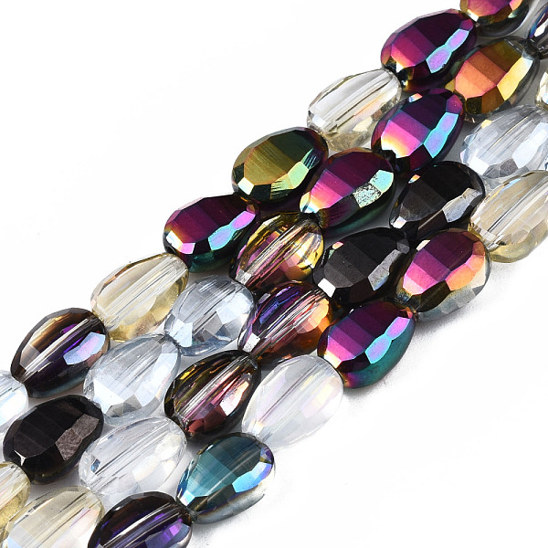 PandaHall Electroplate Transparent Glass Beads Strands, AB Color Plated, Faceted, Teardrop, Colorful, 8~9x6x4mm, Hole: 1mm, about...
PandaHall Electroplate Transparent Glass Beads Strands, AB Color Plated, Faceted, Teardrop, Colorful, 8~9x6x4mm, Hole: 1mm, about...
