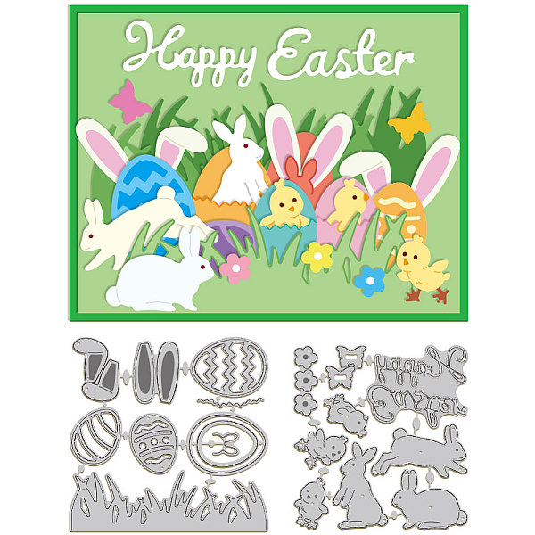 PandaHall Easter Carbon Steel Cutting Dies Stencils, for DIY Scrapbooking, Photo Album, Decorative Embossing Paper Card, Stainless Steel...
PandaHall Easter Carbon Steel Cutting Dies Stencils, for DIY Scrapbooking, Photo Album, Decorative Embossing Paper Card, Stainless Steel...