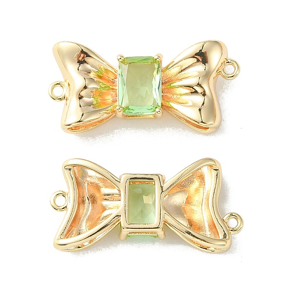 PandaHall Brass Pave Cubic Zirconia Connector Charms, Real 18K Gold Plated, Bowknot Links, Light Green, 11x23x4.5mm, Hole: 1mm Brass+Cubic...
PandaHall Brass Pave Cubic Zirconia Connector Charms, Real 18K Gold Plated, Bowknot Links, Light Green, 11x23x4.5mm, Hole: 1mm Brass+Cubic...